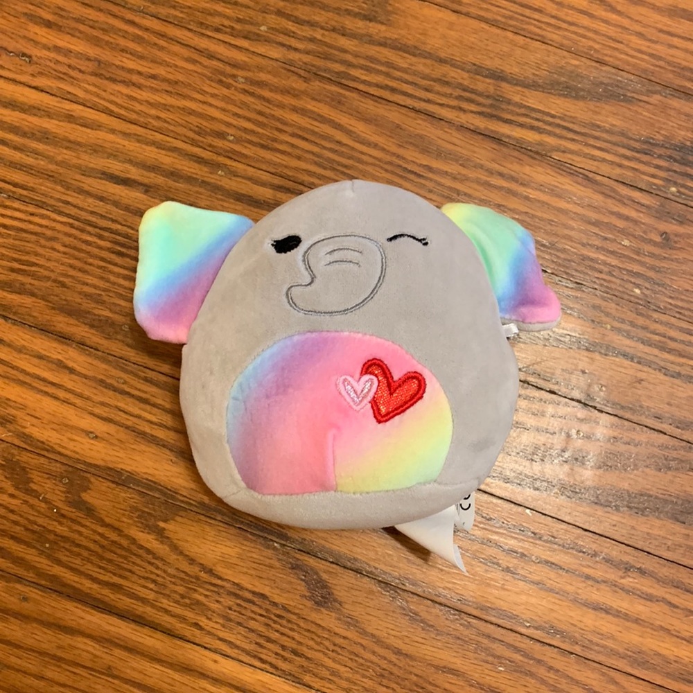 A mini elephant squishmallow